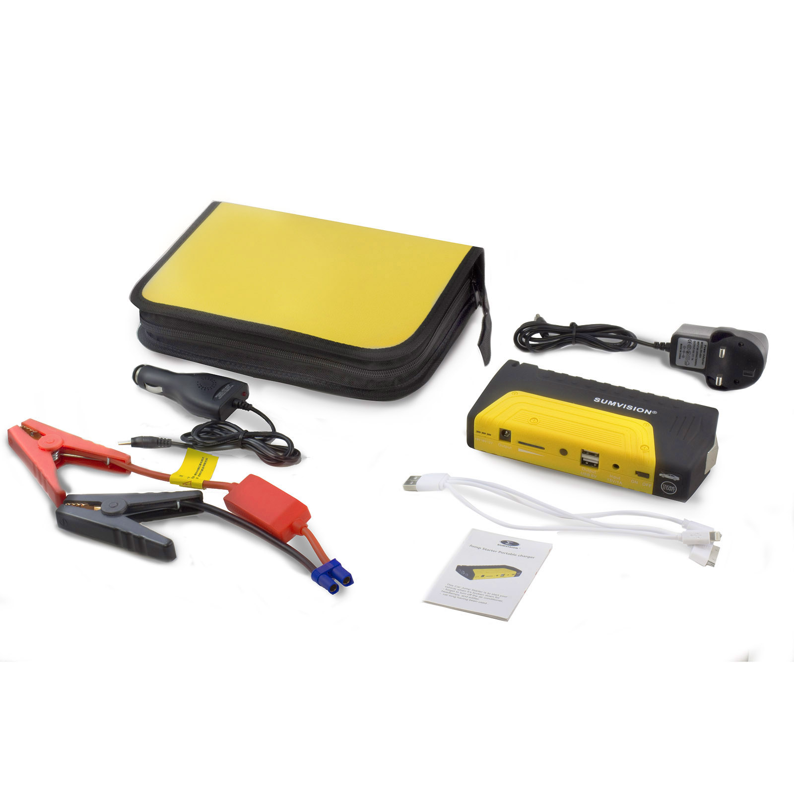 Details about   Sumvision 9000mAh Car Battery Jump Starter Portable Torch Hammer Charger 