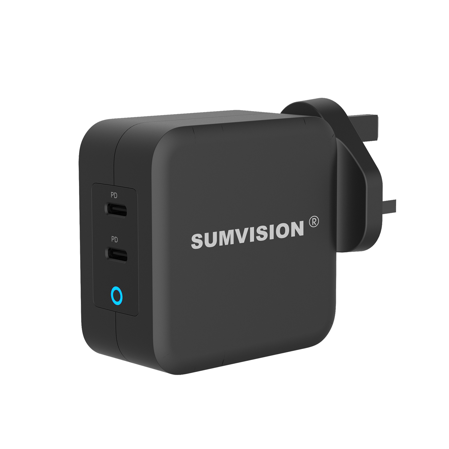 Sumvision PD 3.0 Quick Charge 3.0 100W USB C GaN Dual Port Compact Smart  Charger Power Delivery Travel Charger Compatible Latest Macbook Pro iPad  Samsung Nintendo – Sumvision